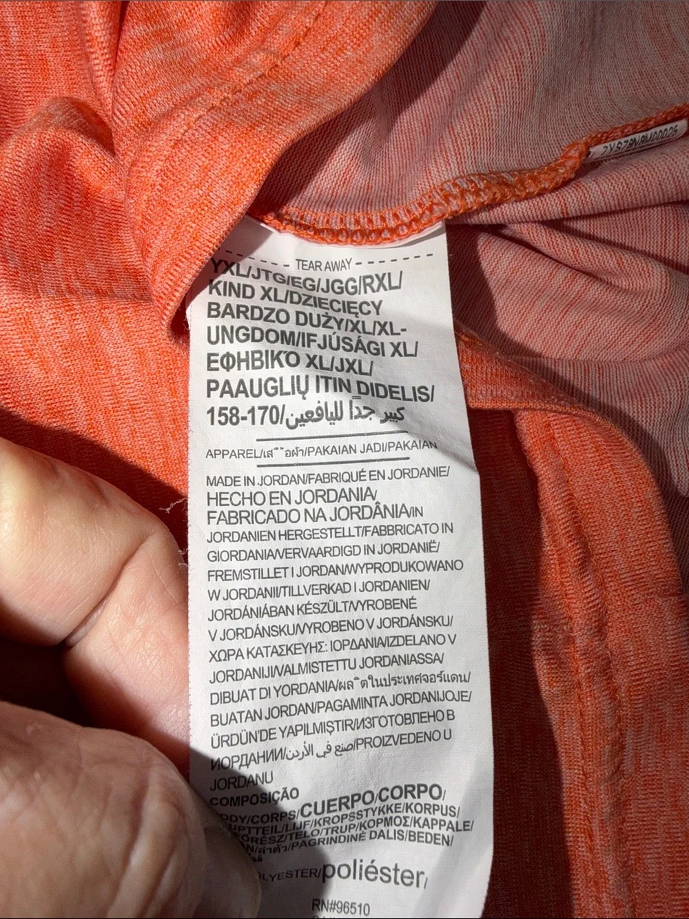 Under Armour Orange Polo Shirt